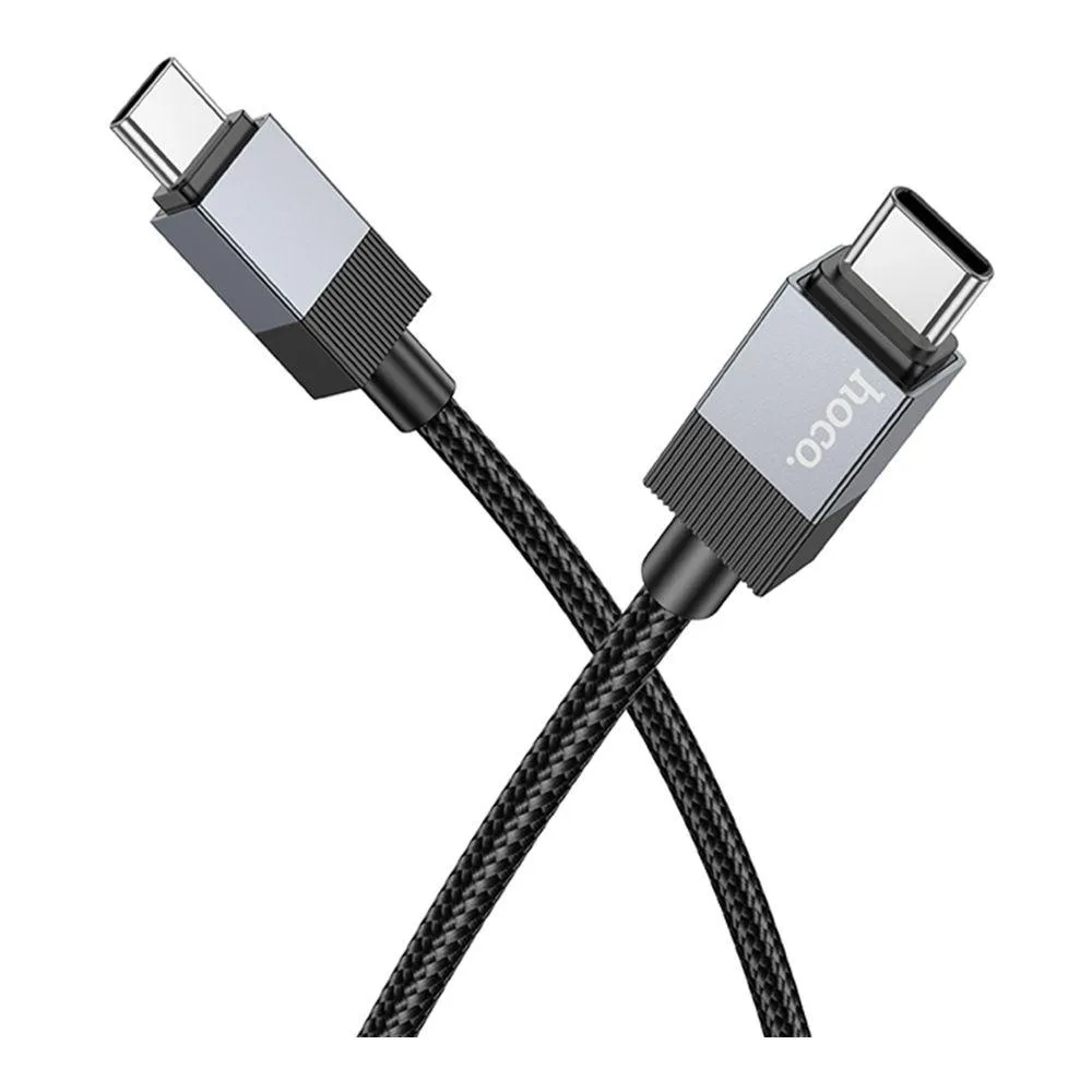 Кабель USB Hoco X110 Type-C to Type-C 60W Чорний
