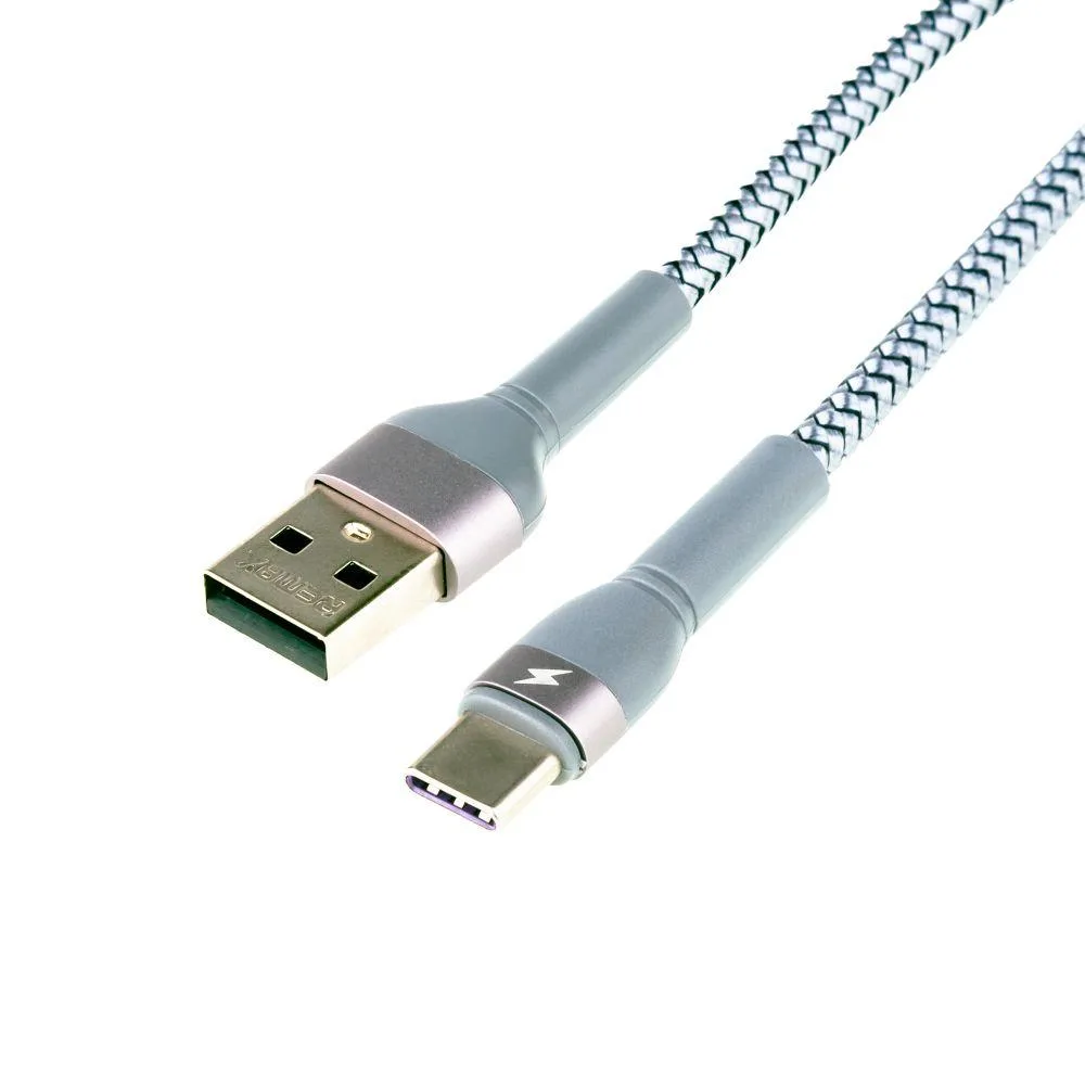 Кабель USB Remax RC-124a Jany Type-C Колір Чорний