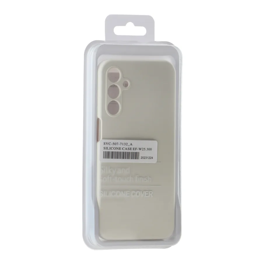 Чохол Liquid Silicone (AA) Full Camera для Samsung Galaxy S24 FE 5G (S721) 09.White