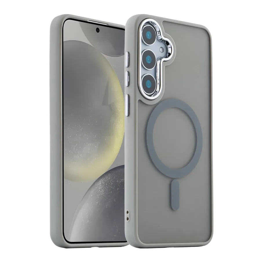 Чохол TPU+PC Space Magnetic Color with Magsafe для Samsung Galaxy S24+ 5G (S926) Dark Blue