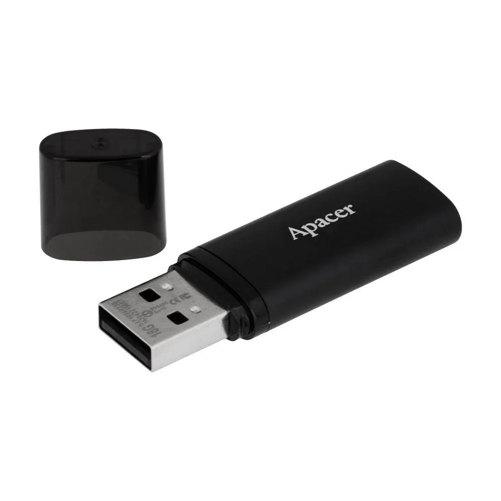 USB флеш-накопичувач Apacer AH23B 16gb Колір Чорний