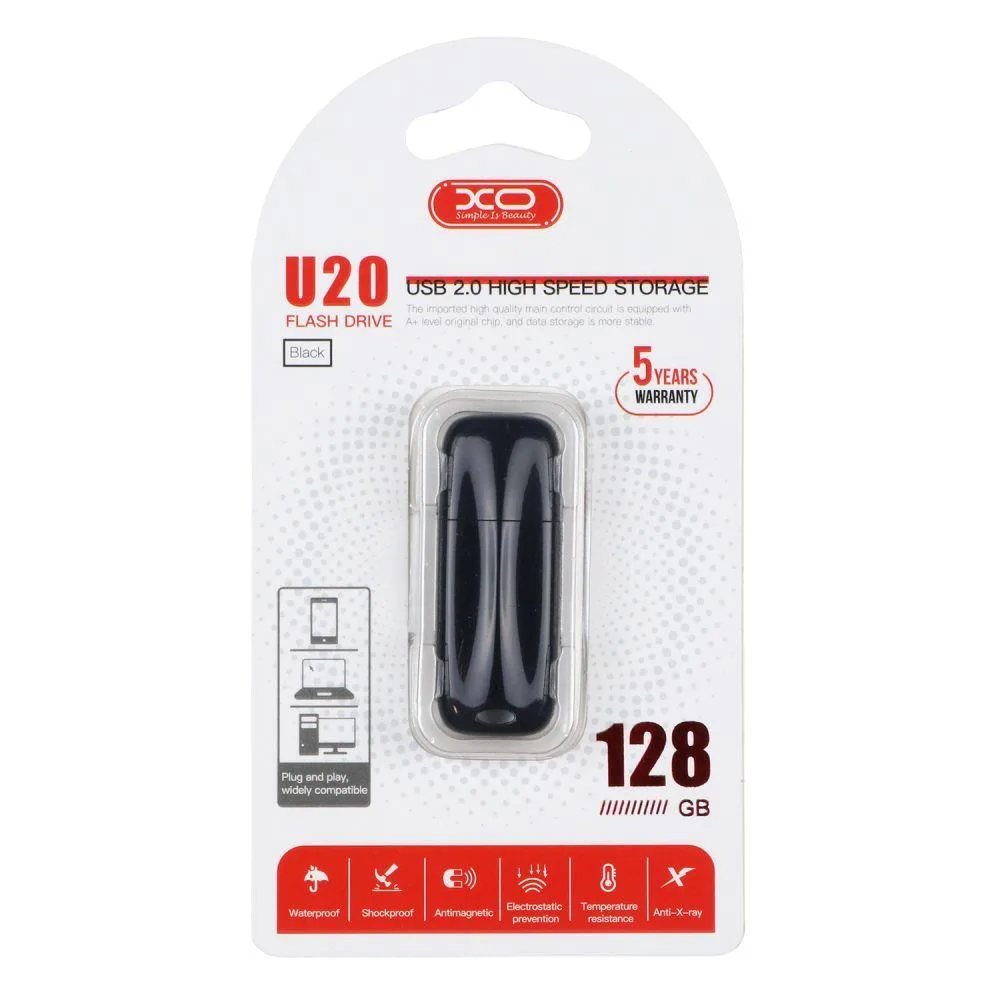 USB флеш-накопичувач XO U20 128GB Колір Чорний