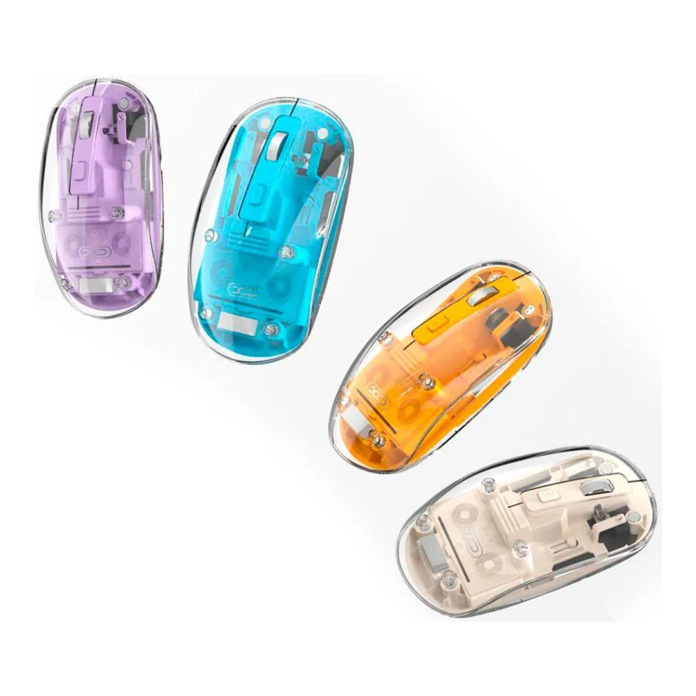 Бездротова Миша XO M12 Bluetooth+2.4G Фіолетовий