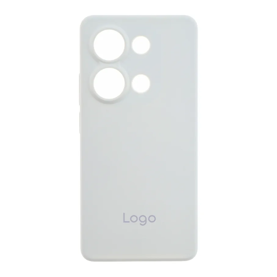 Чохол Liquid Silicone (AA) Full Camera для Xiaomi Redmi Note 13 Pro 4G/Poco M6 Pro 4G 09.White