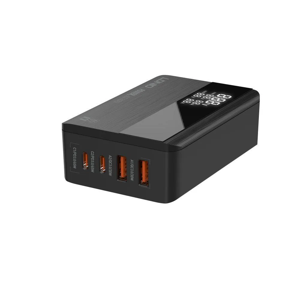 Мережевий Зарядний Пристрій LDNIO A4808Q 65W LED Чорний
