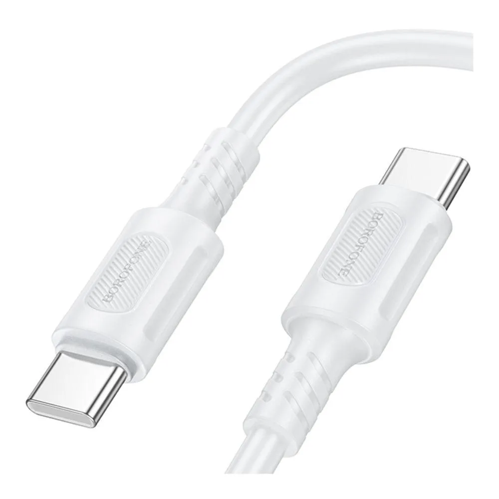 Кабель USB Borofone BX111 Type-C to Type-C 60W Білий