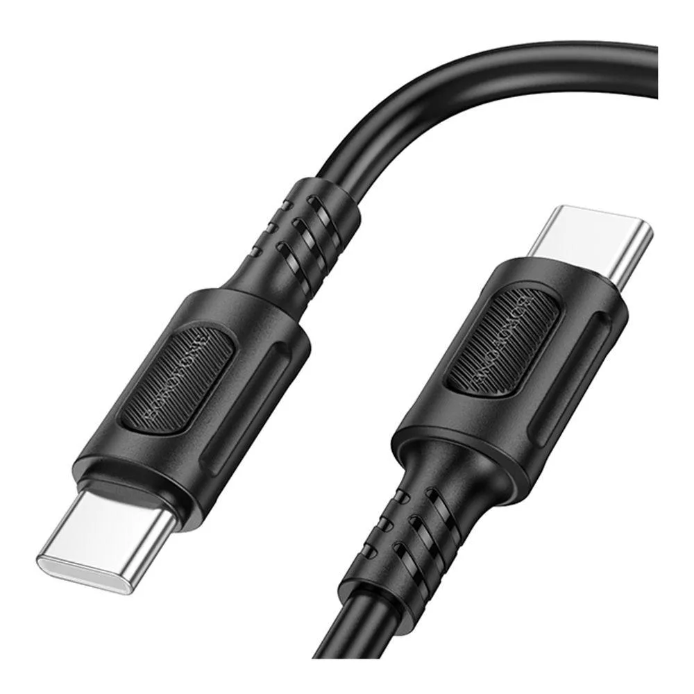 Кабель USB Borofone BX111 Type-C to Type-C 60W Чорний
