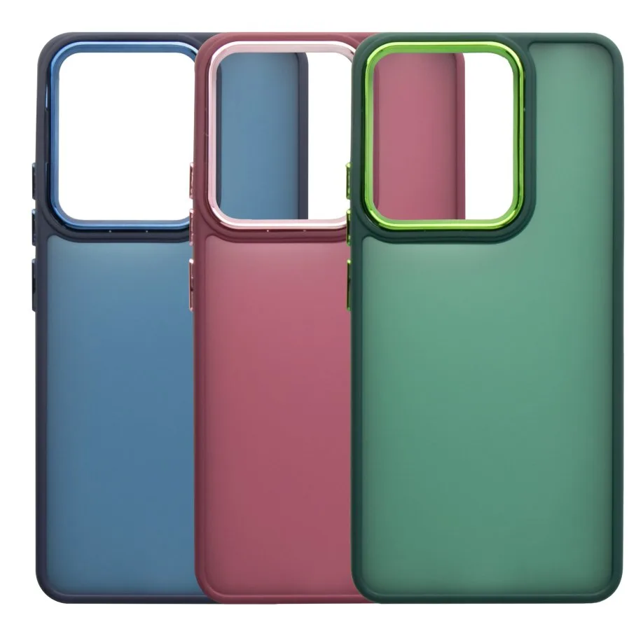 Чохол TPU+PC Space II Color Matte для Xiaomi Redmi Note 13 Pro 4G/Poco M6 Pro 4G/Redmi Note 14S Pink