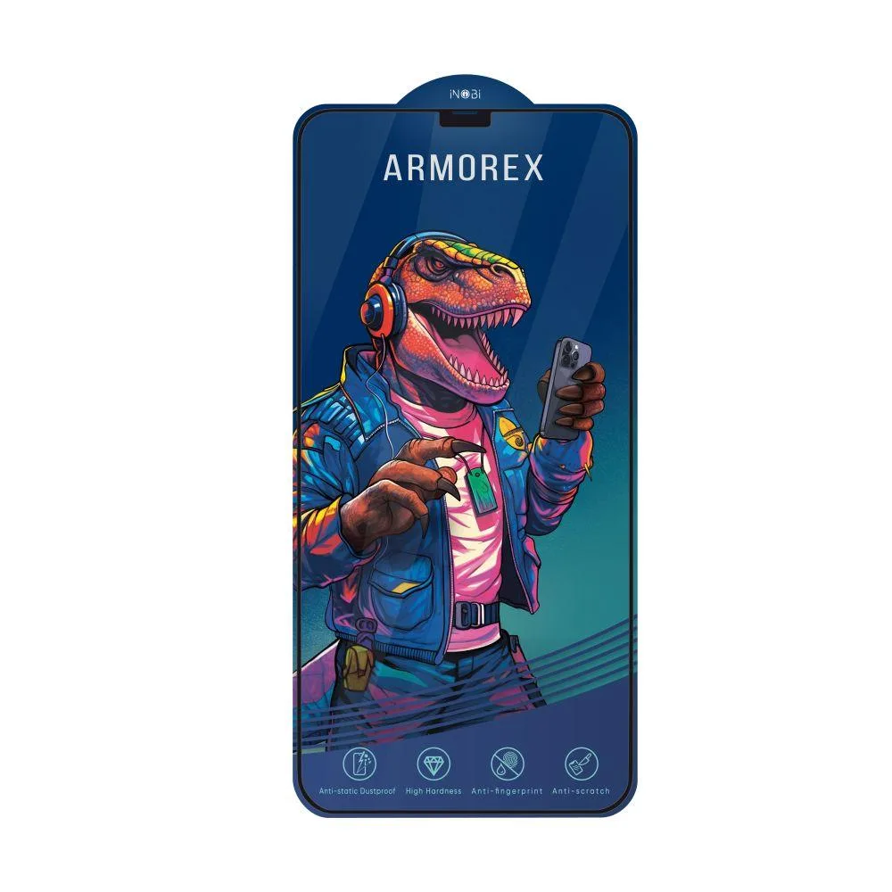 Захисне скло ARMOREX 5D High-Alum AntiDust for iPhone X/XS/11 Pro Чорний