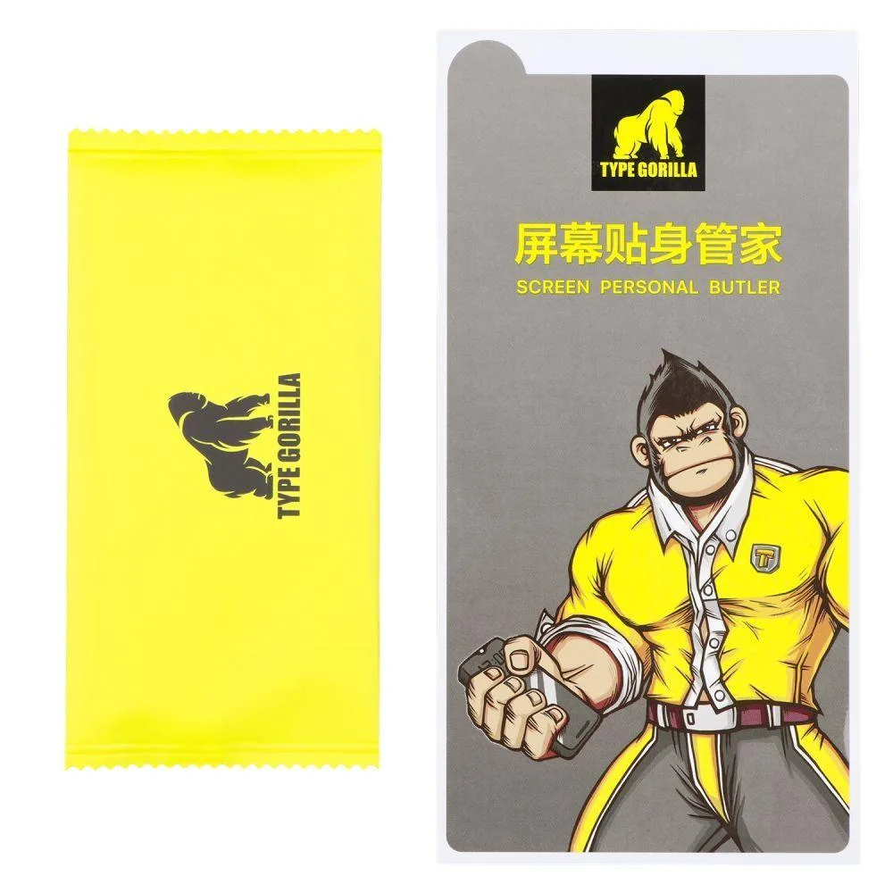Захисне скло Type Gorilla 0.33 мм 2.5D Full Transparent HD Glass for iPhone 15 Plus/16 Plus Прозорий