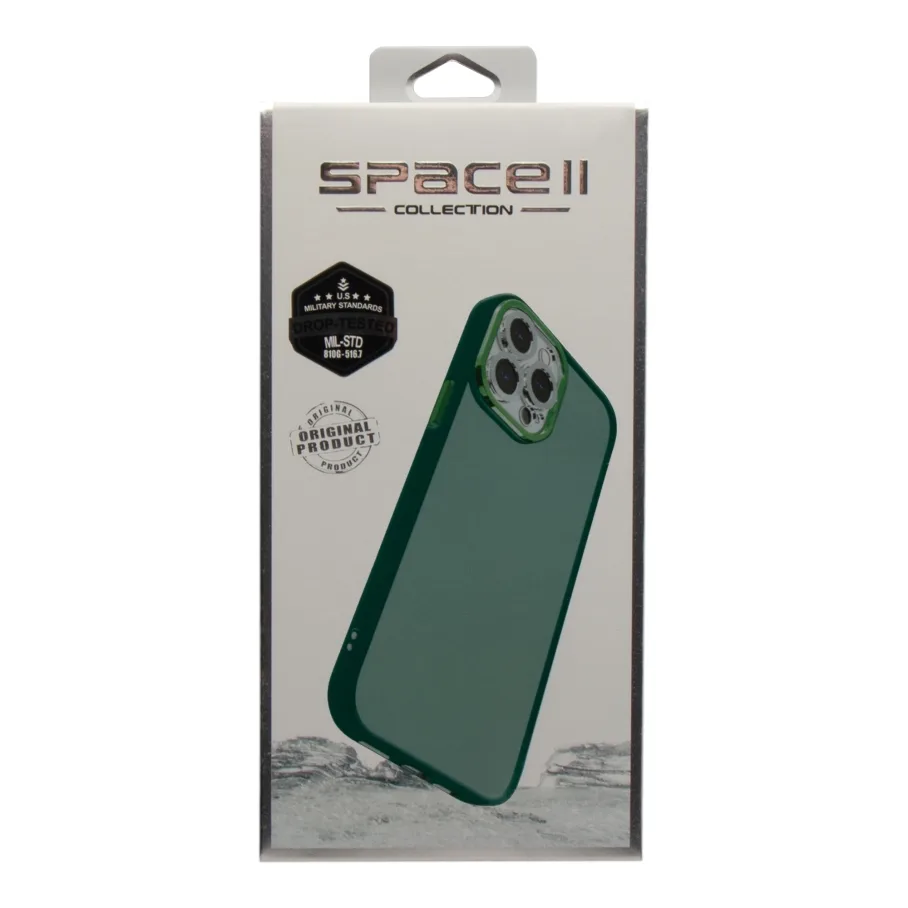 Чохол TPU+PC Space II Color Matte для Xiaomi Redmi A3 Green