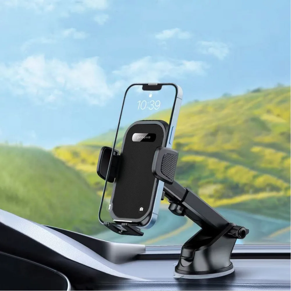 Тримач в машину Proove Longway Plaid Suction Type Car Mount black