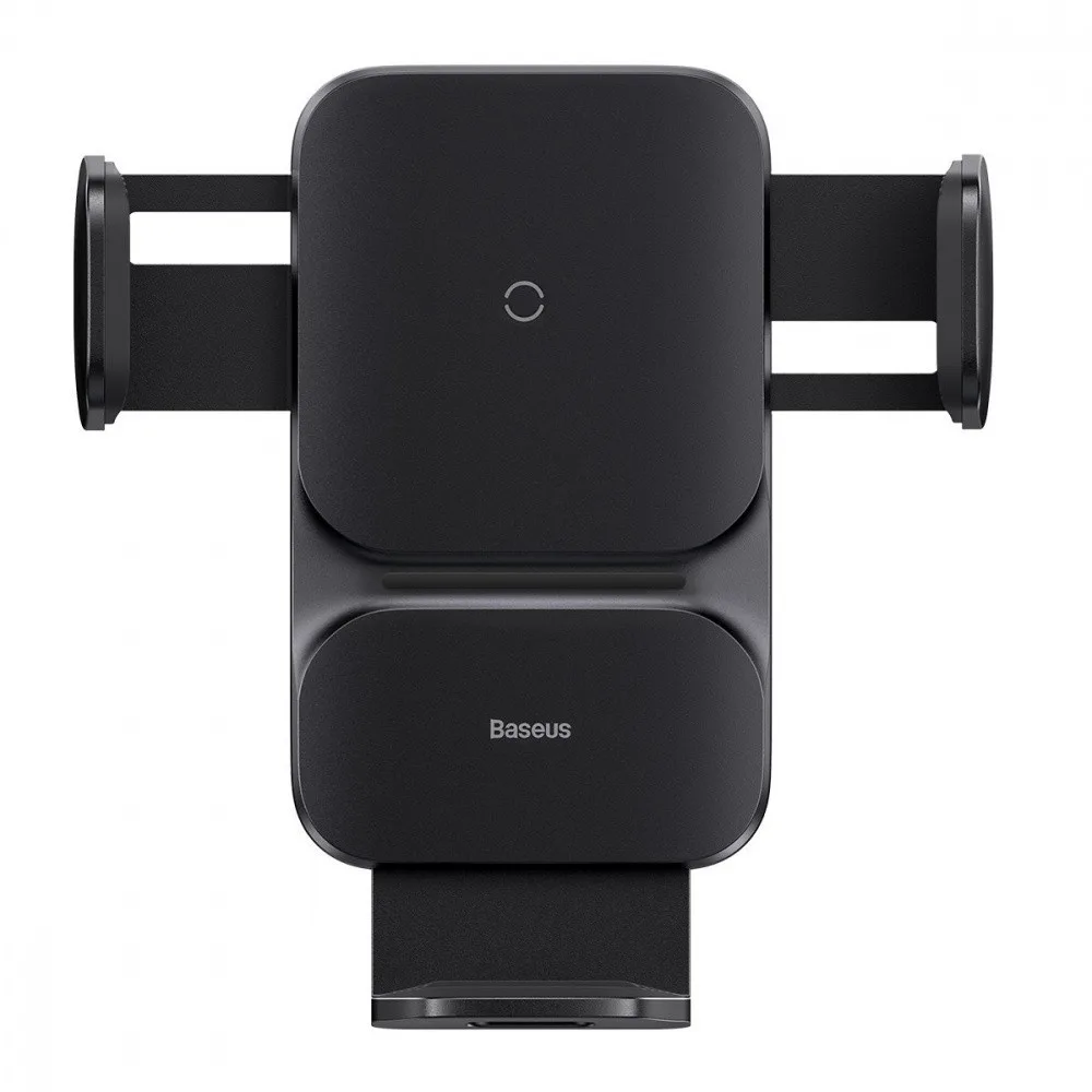 Тримач в машину з Бездротовим ЗП Baseus Wisdom Auto Alignment 15W black
