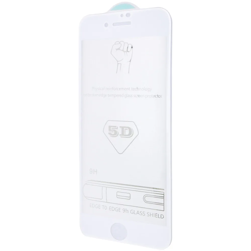 Захисне скло 5D Hard (full glue) (тех.пак) для Apple iPhone 7 plus / 8 plus (5.5