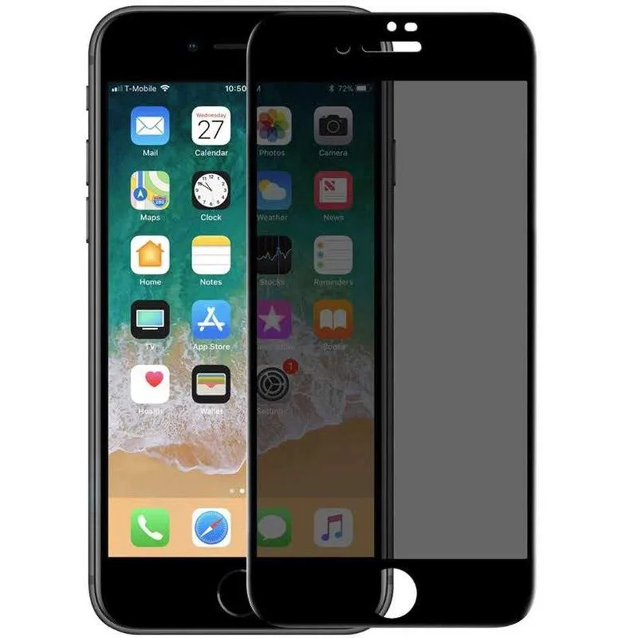 Захисне скло Privacy 5D Matte (тех.пак) для Apple iPhone 7 plus / 8 plus (5.5