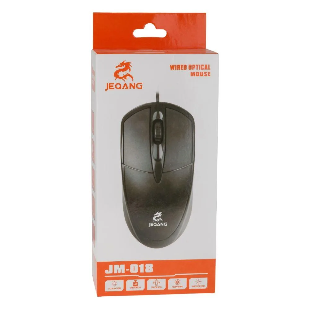 USB Миша JEQANG JM-018 Колір Чорний