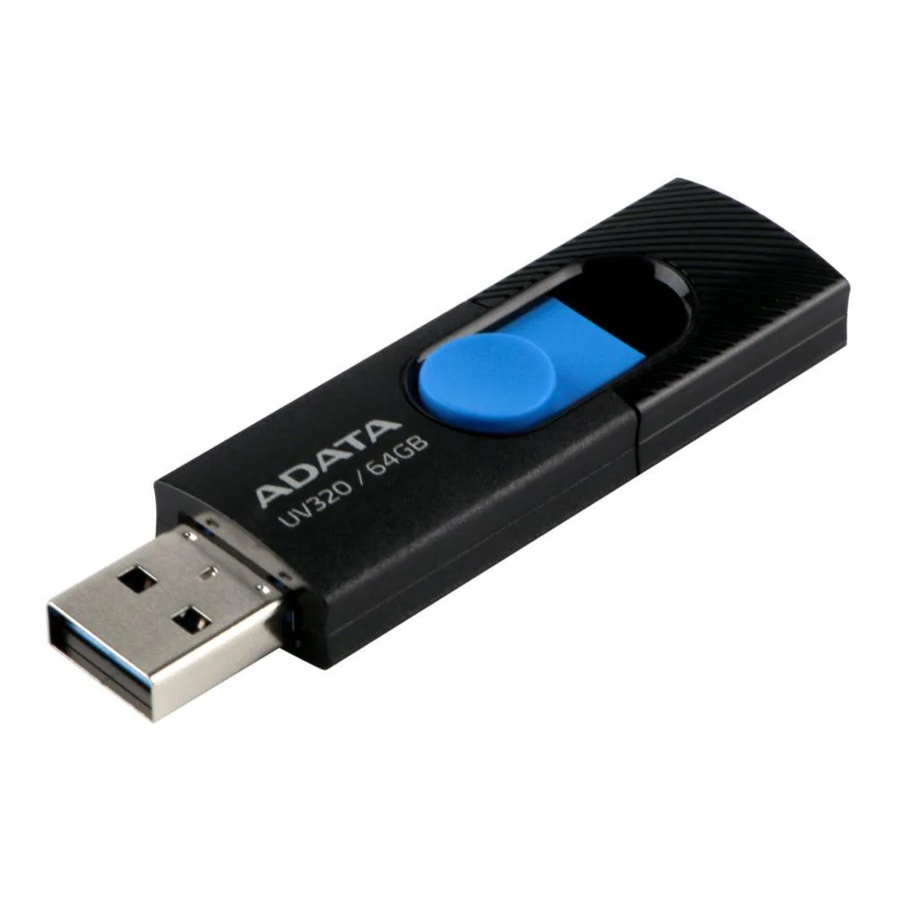USB флеш-накопичувач 3.1 A-Data AUV 320 64Gb Колір Чорно-блакитний