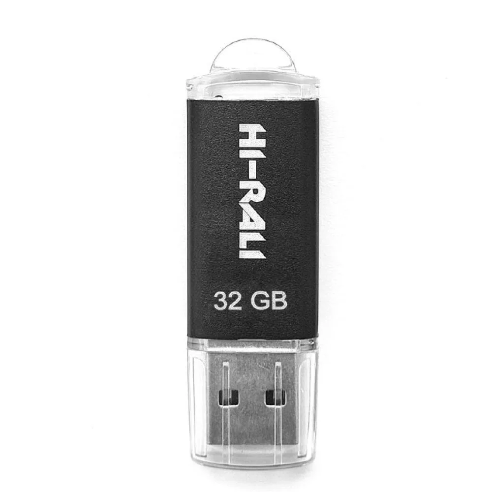 USB флеш-накопичувач Hi-Rali Rocket 32gb Сталевий