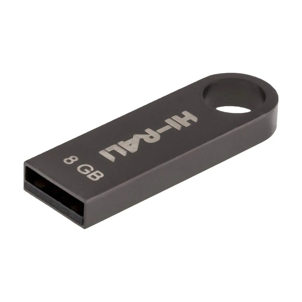 USB флеш-накопичувач Hi-Rali Shuttle 8gb Сталевий