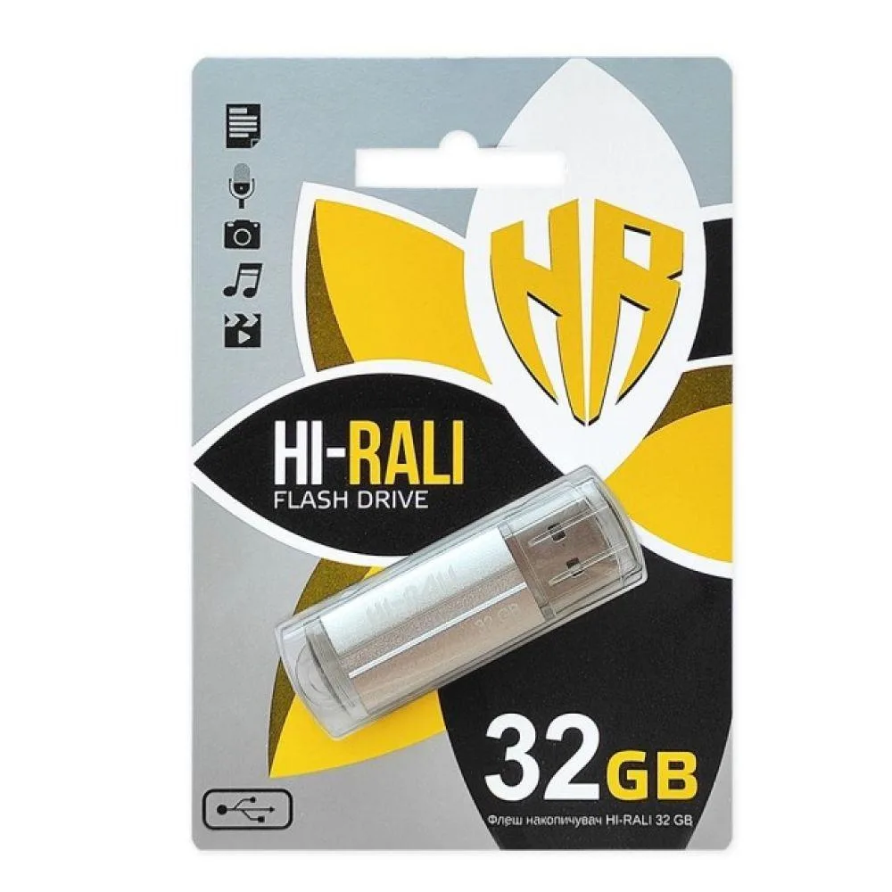 USB флеш-накопичувач Hi-Rali Corsair 32gb Колір Бронзовий