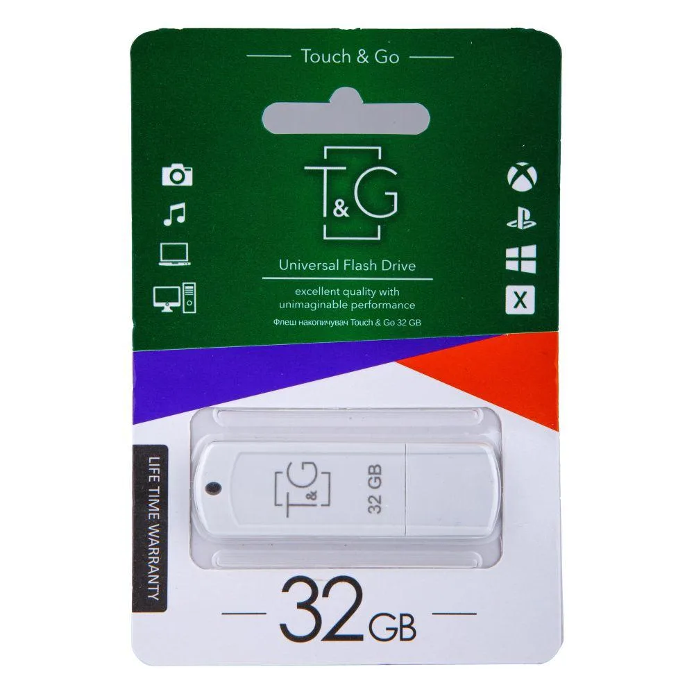 USB флеш-накопичувач T&G 32gb Classic 011 Чорний