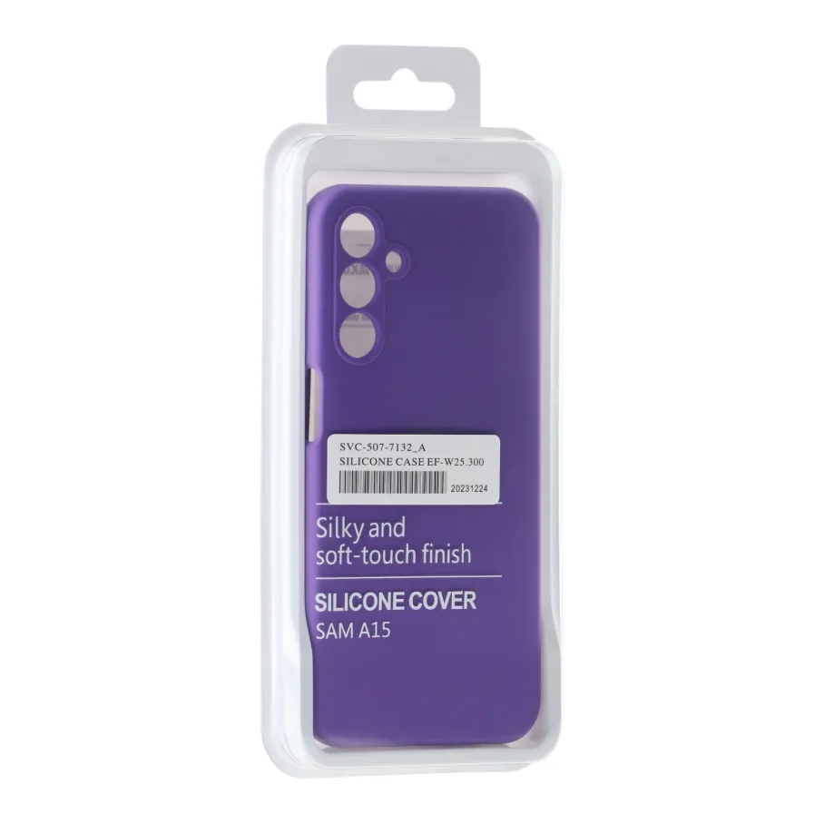 Чохол Liquid Silicone (AA) Full Camera для Samsung Galaxy A15 4G (A155)/A15 5G (A156) 39.Elegant Purple