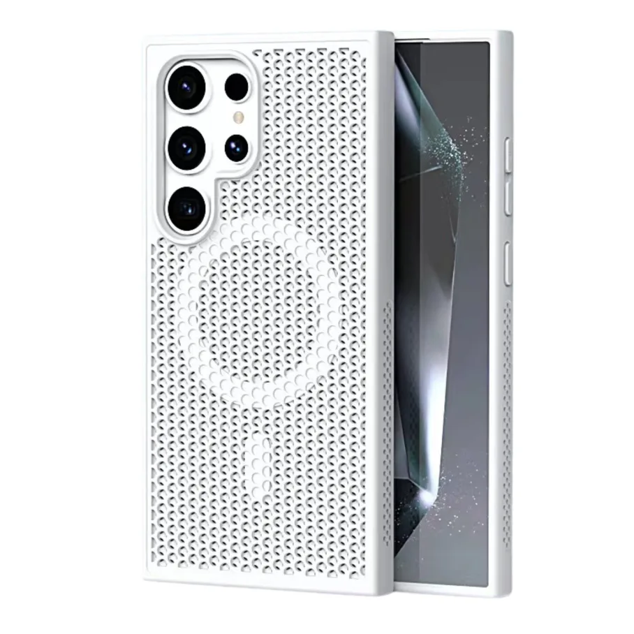 Чохол TPU+PC AeroCool with MagSafe для Samsung Galaxy S23 Ultra 5G (S918) White