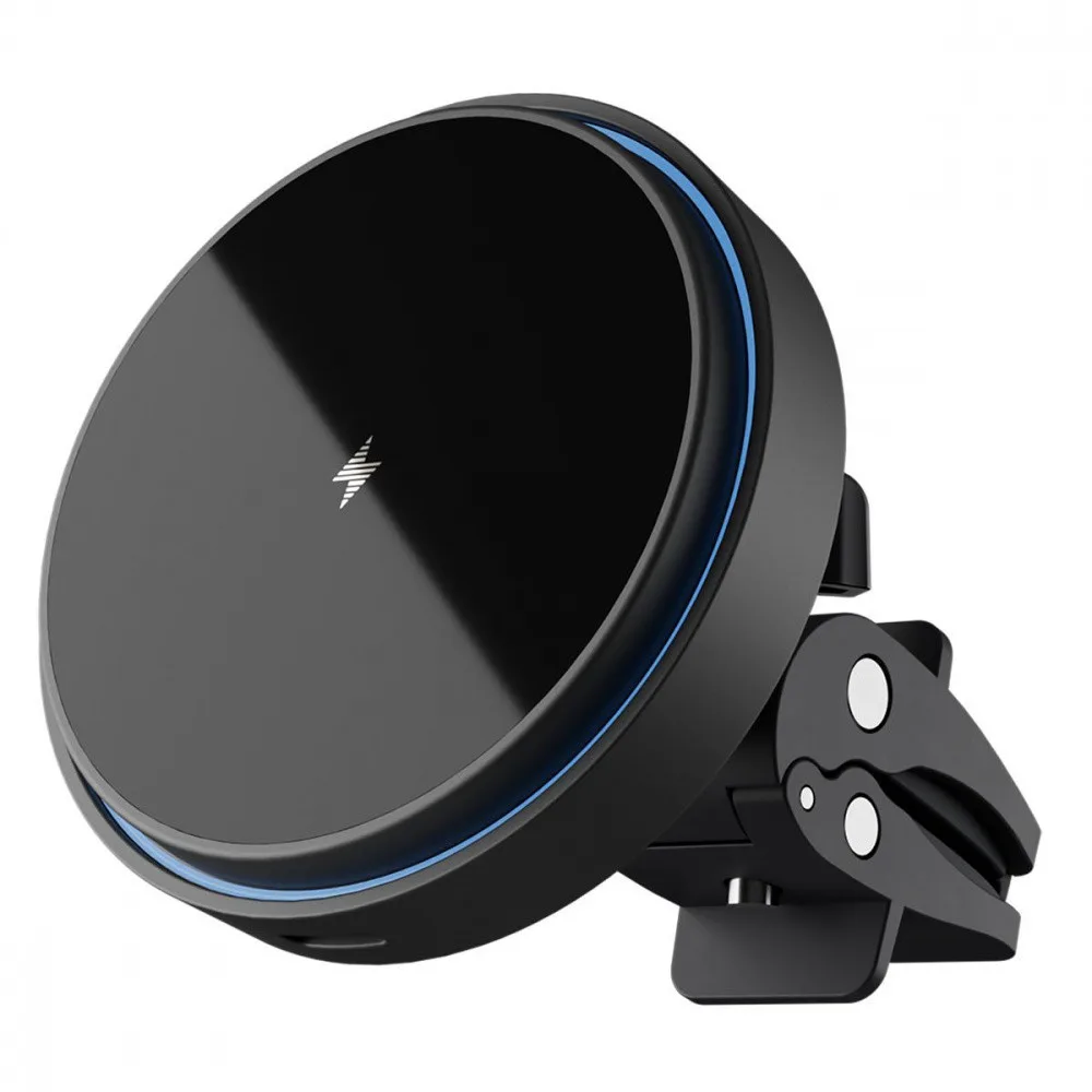 Тримач в машину з Бездротовим ЗП Proove Light Circle 15W black