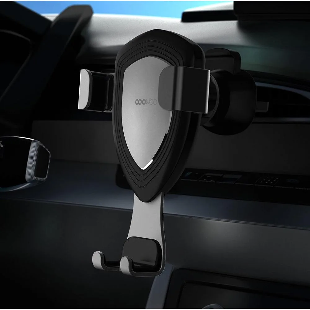 Холдер Xiaomi CooWoo T100 Gravity Car Phone Holder Space Silver