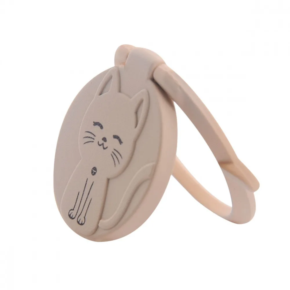 Кільце тримач Cat для телефону beige