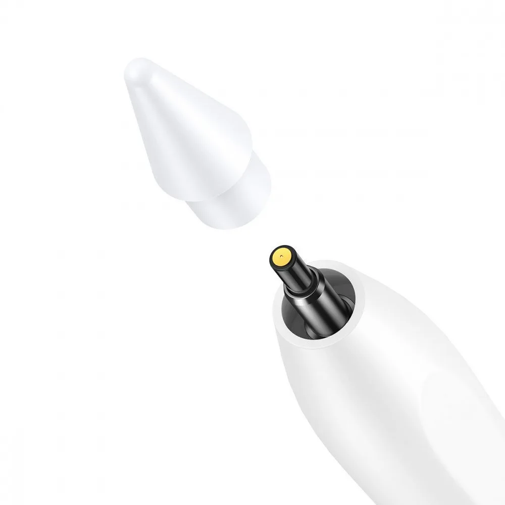Стілус Baseus Smooth Writing with LED Indicators + Active tip + Cable Type-C 3A (0.3m) white