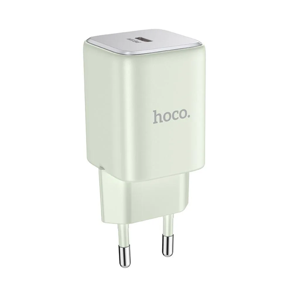 Мережевий Зарядний Пристрій Hoco N43 1USB-C PD/QC 30W GAN Колір Чорний