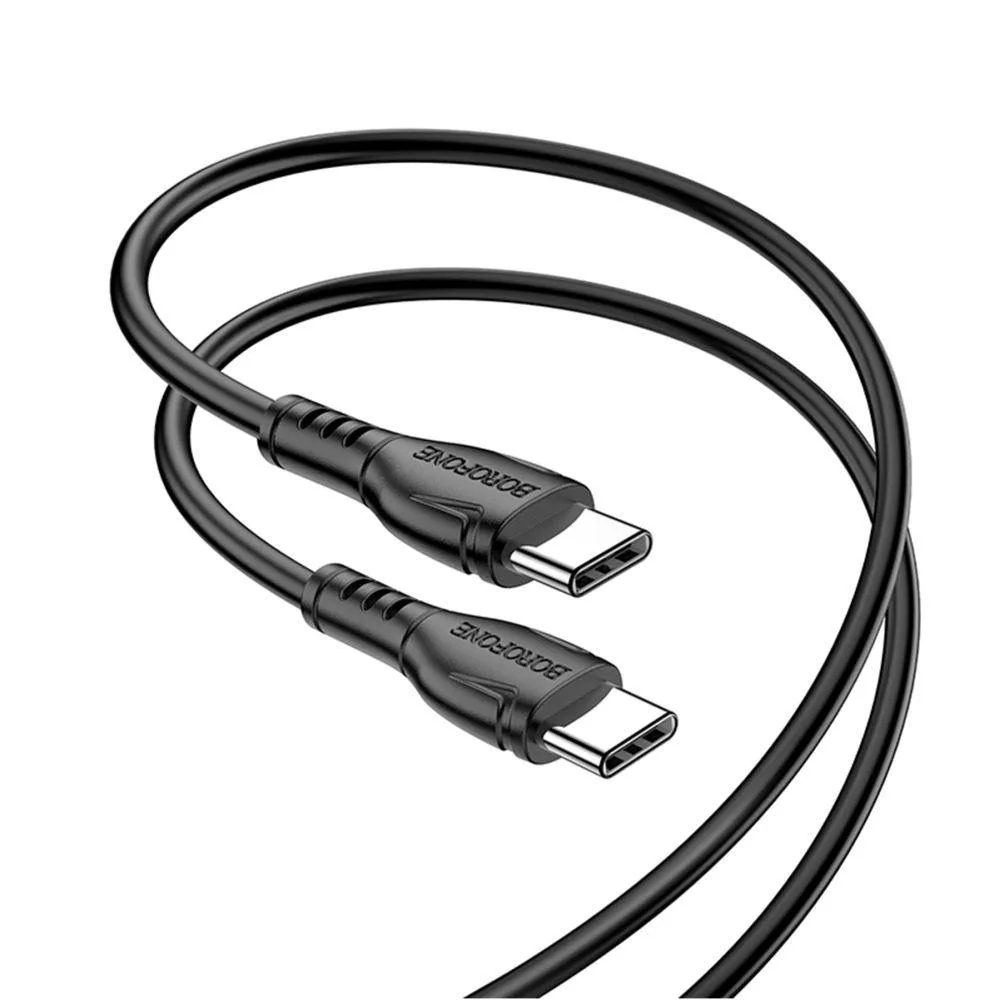 Кабель USB Borofone BX51 Triumph Type-C to Type-C 60W Колір Чорний