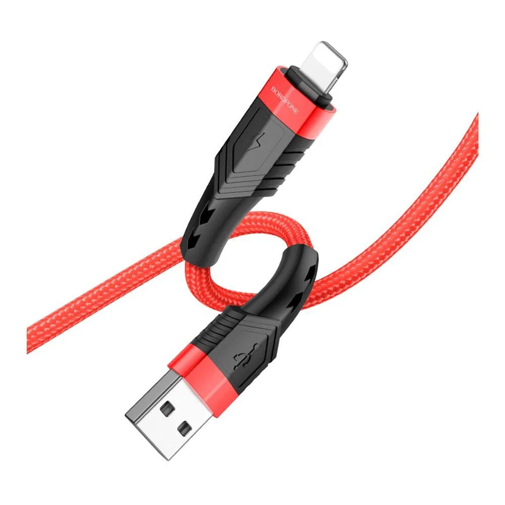 Кабель USB Borofone BU35 Lightning 1,2m Колір Чорний
