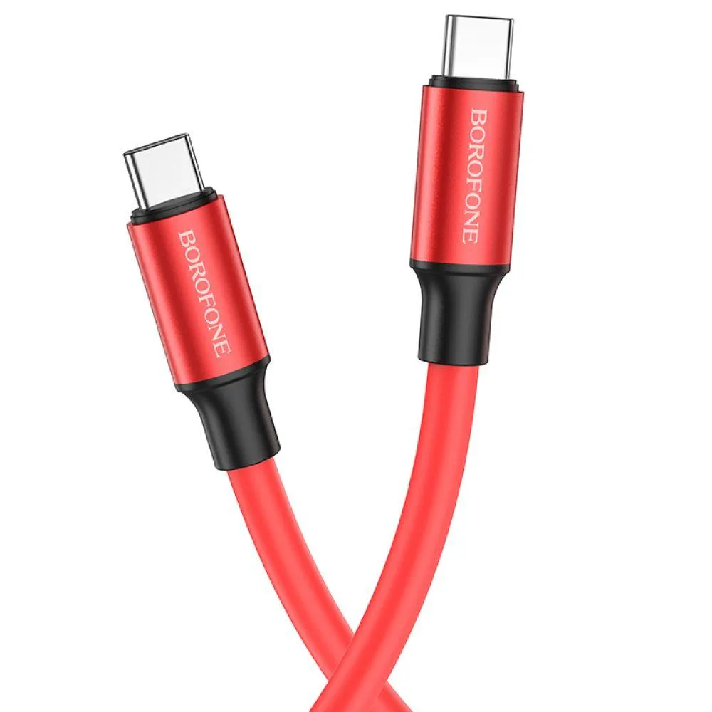 Кабель USB Borofone BX82 60W Type-C to Type-C Білий