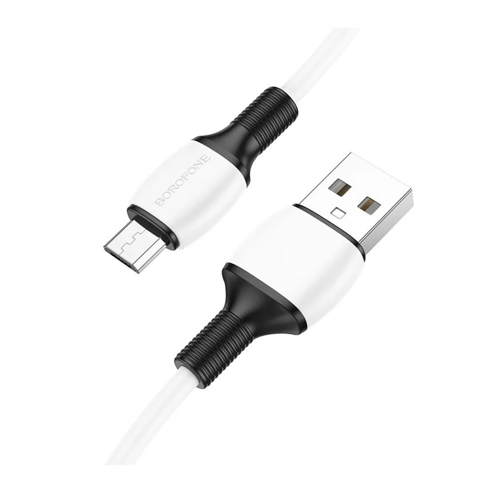 Кабель USB Borofone BX84 Micro 2.4A Колір Білий