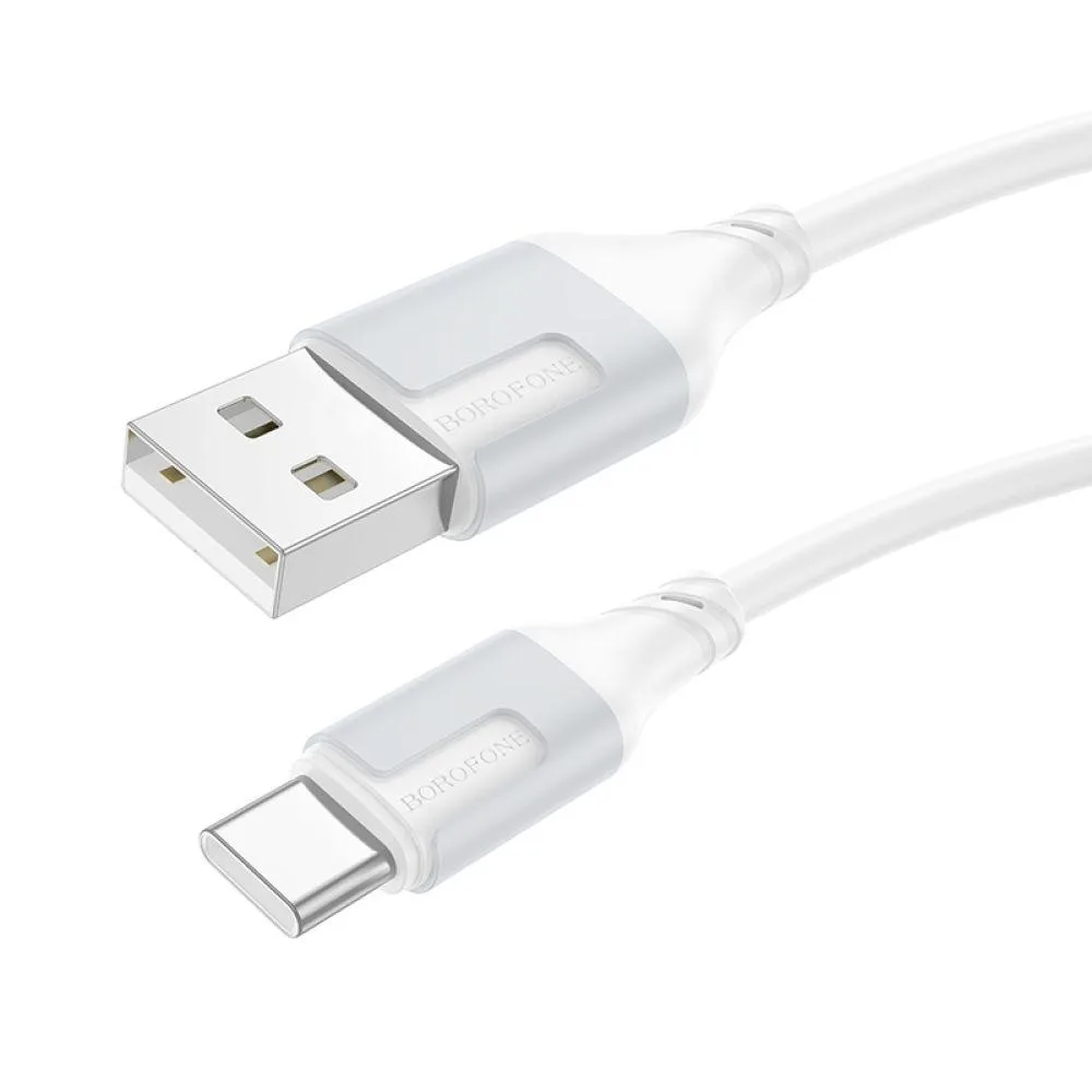 Кабель USB Borofone BX101 Creator Type-C 3A Чорний
