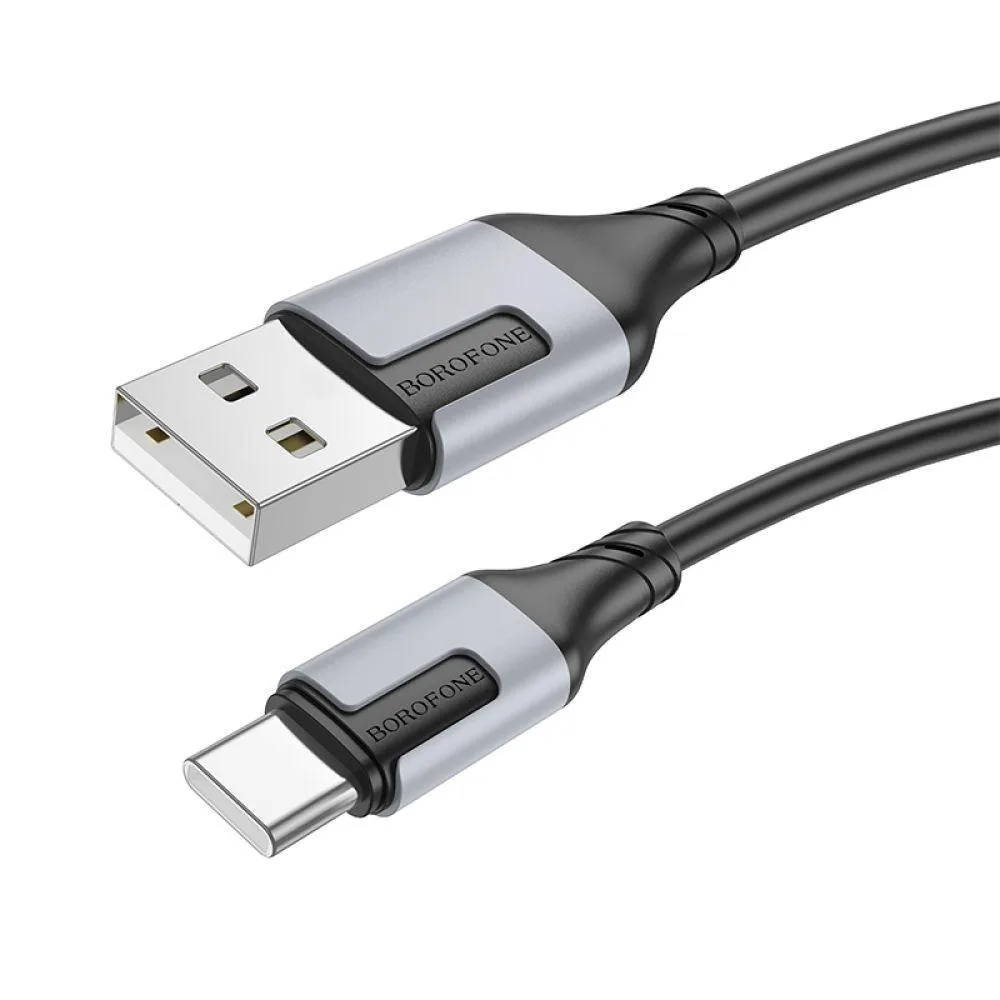 Кабель USB Borofone BX101 Creator Type-C 3A Чорний