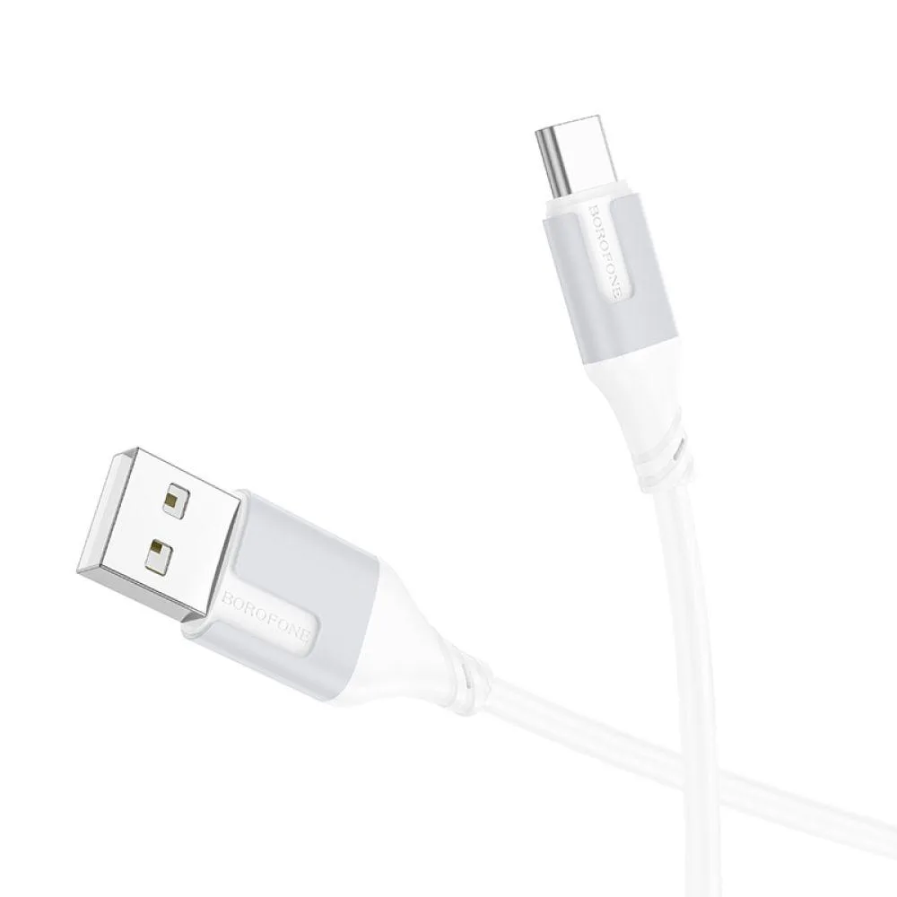 Кабель USB Borofone BX101 Creator Type-C 3A Чорний
