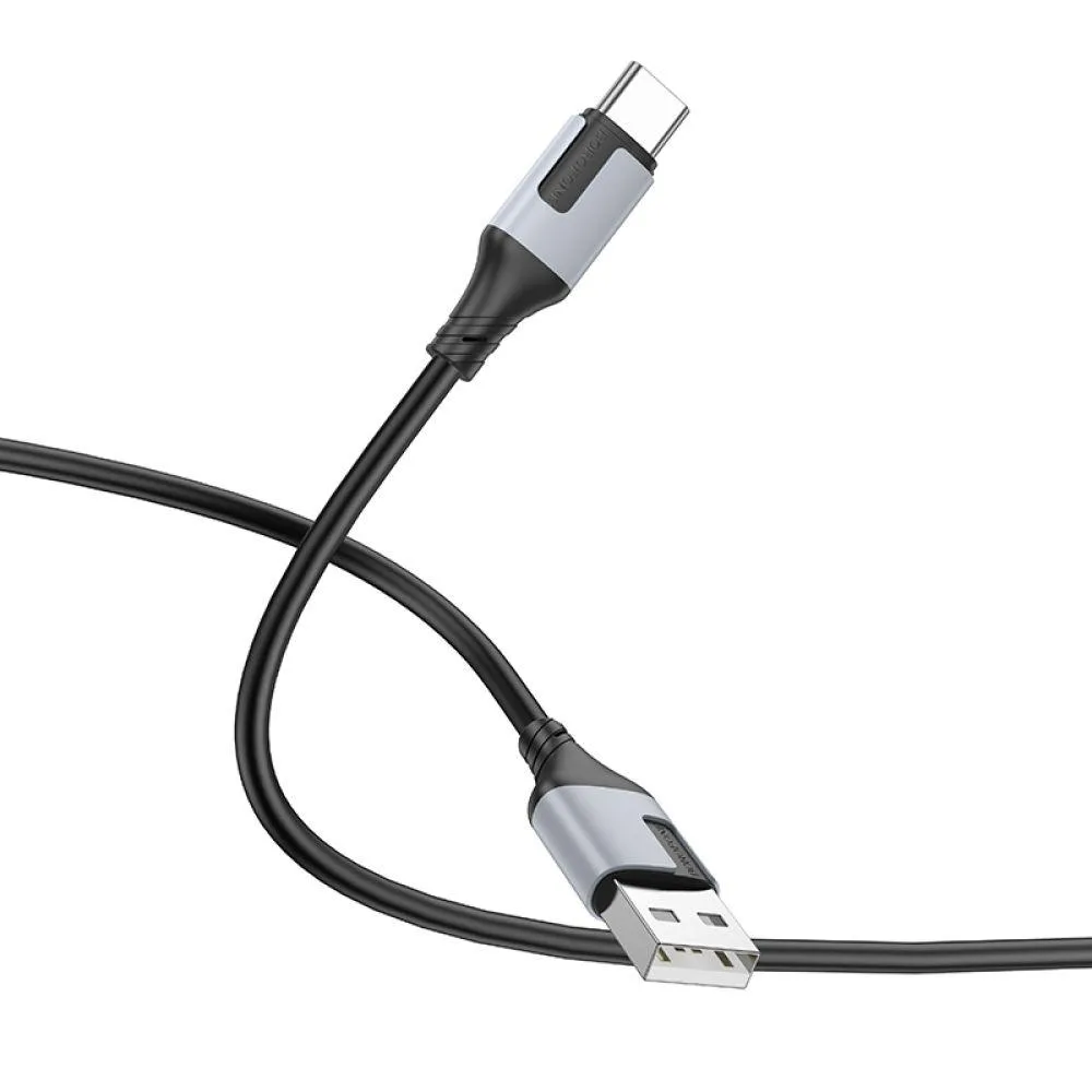 Кабель USB Borofone BX101 Creator Type-C 3A Чорний