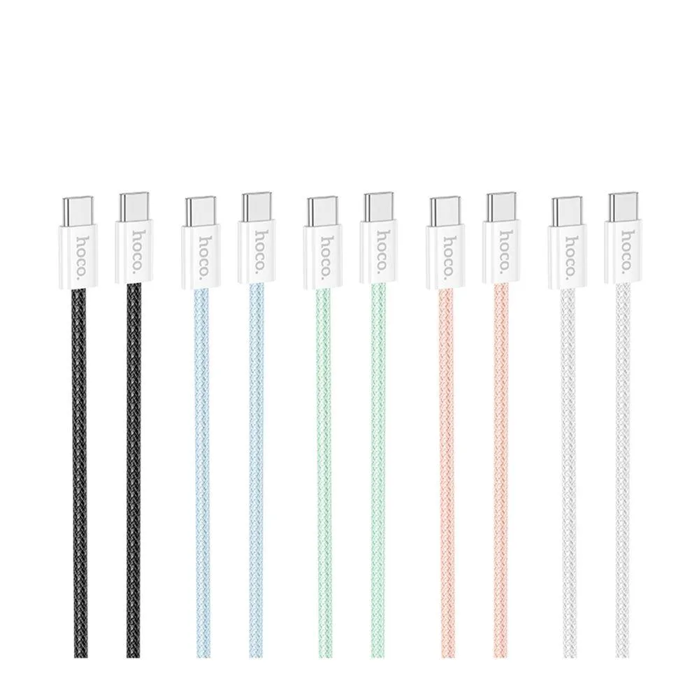 Кабель USB Hoco X104 Source 60W Type-C to Type-C 2m Зелений