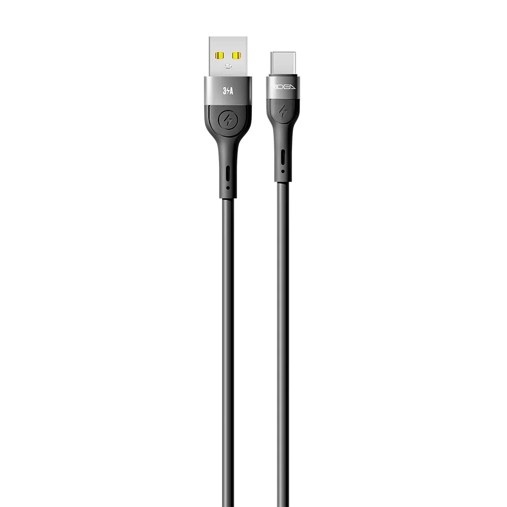 Кабель USB Ridea RC-XS51 X-Silicone Type-C 3A 1.2m Бiлий