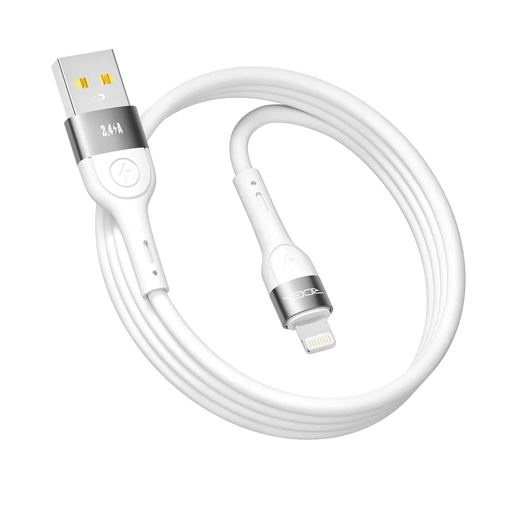 Кабель USB Ridea RC-XS51 X-Silicone Lightning 12W 1.2m Чорний