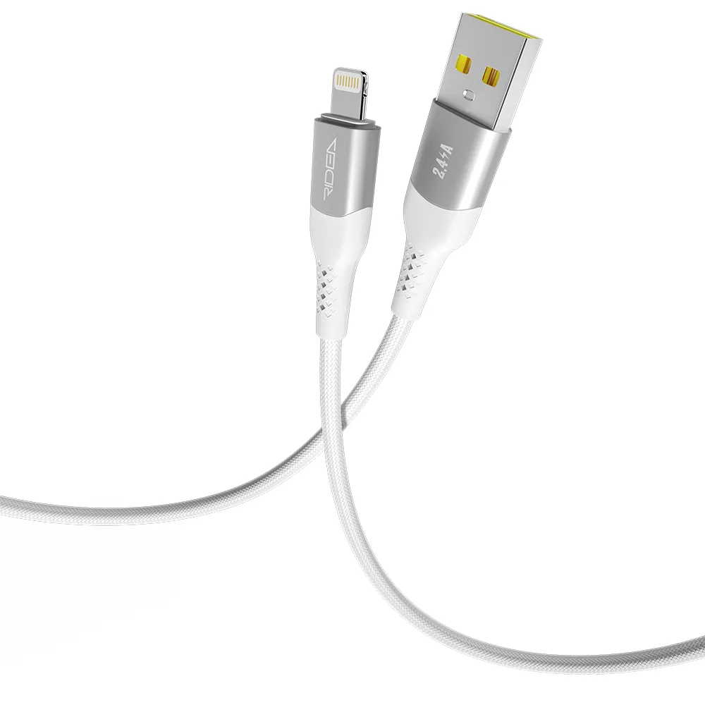 Кабель USB Ridea RC-US42 UltraStrong Lightning 12W 1.2m Чорний