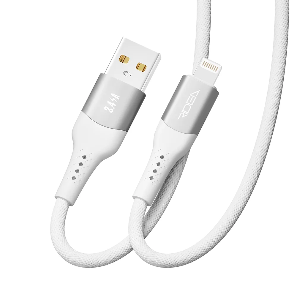 Кабель USB Ridea RC-US42 UltraStrong Lightning 12W 1.2m Чорний