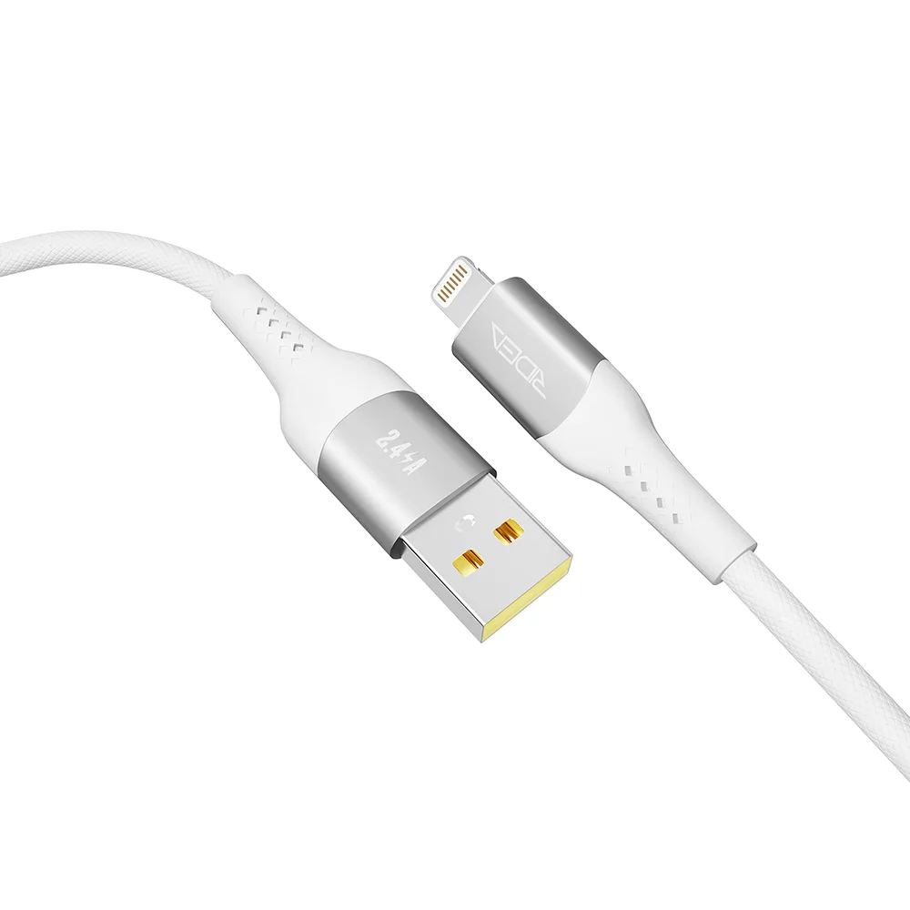 Кабель USB Ridea RC-US42 UltraStrong Lightning 12W 1.2m Чорний