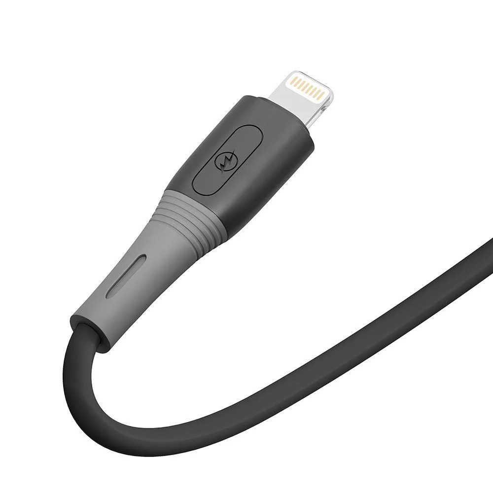 Кабель USB Ridea RC-SI35 SiliconePro 12W Lightning Бiлий