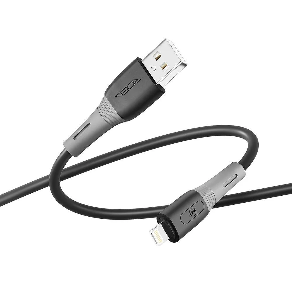 Кабель USB Ridea RC-SI35 SiliconePro 12W Lightning Бiлий