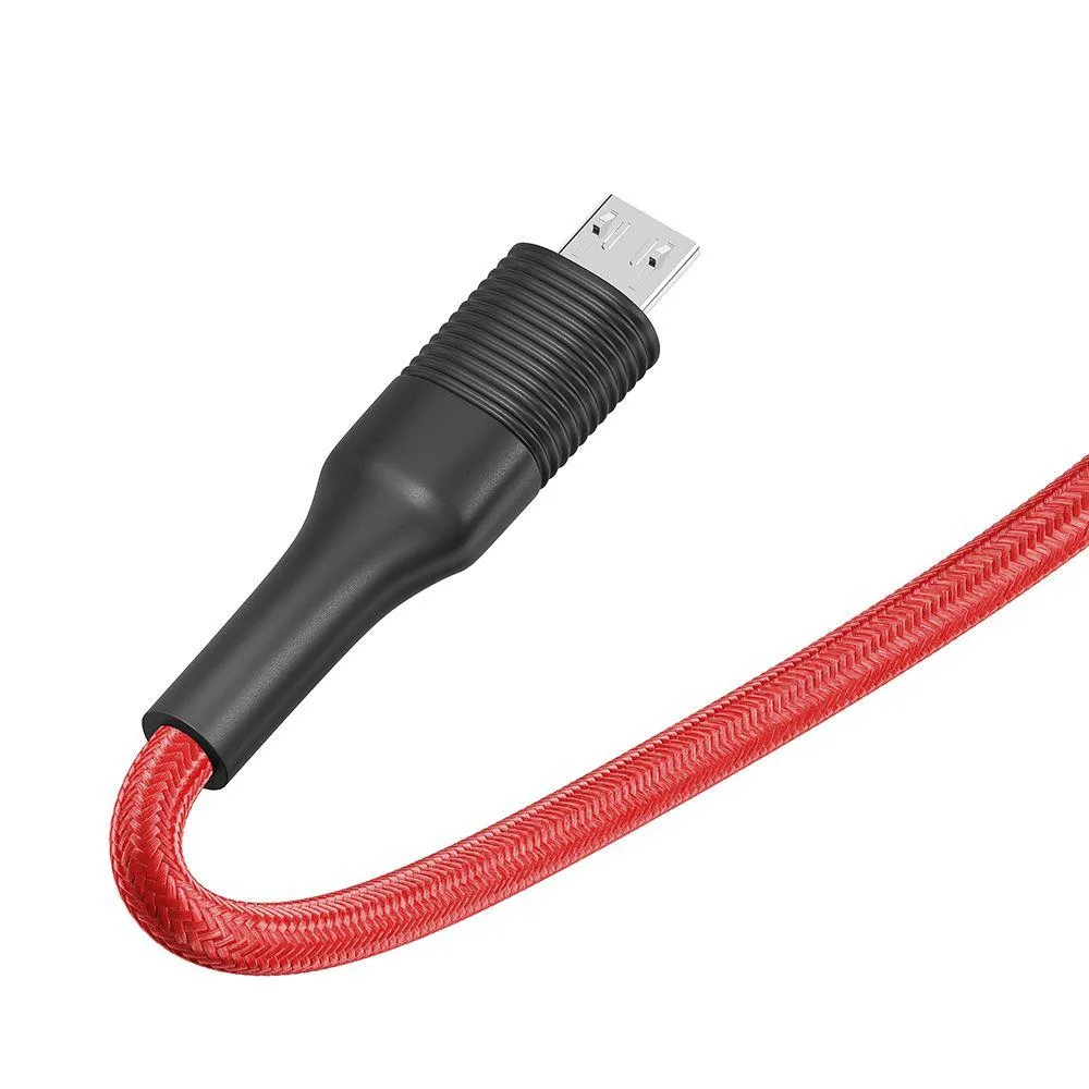 Кабель USB Ridea RC-ST74 StablePro Micro 3A Червоно-Чорний