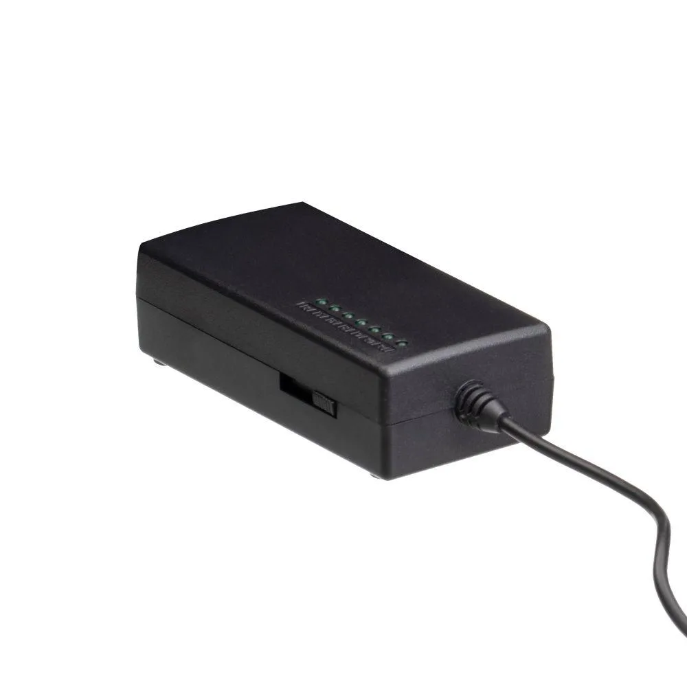 Універсальний Зарядний Пристрій Для Ноутбука 100w 8 Pin Чорний